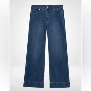 Lois High Waist Wide Leg Ankle Jeans